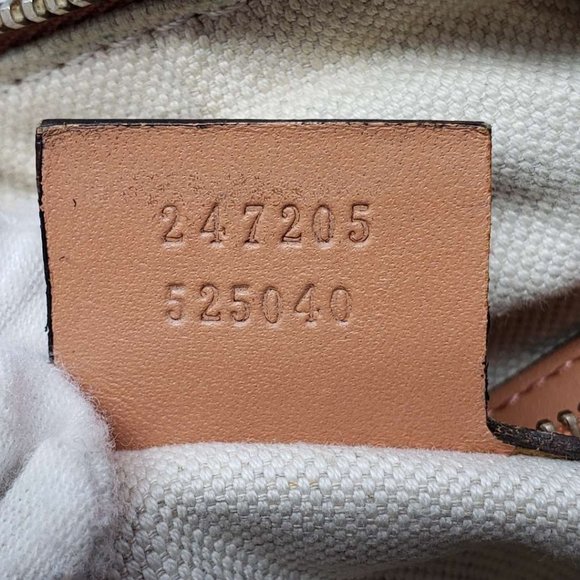 100% Auth Gucci Canvas Vintage Boston Satchel Bag - Picture 14 of 16